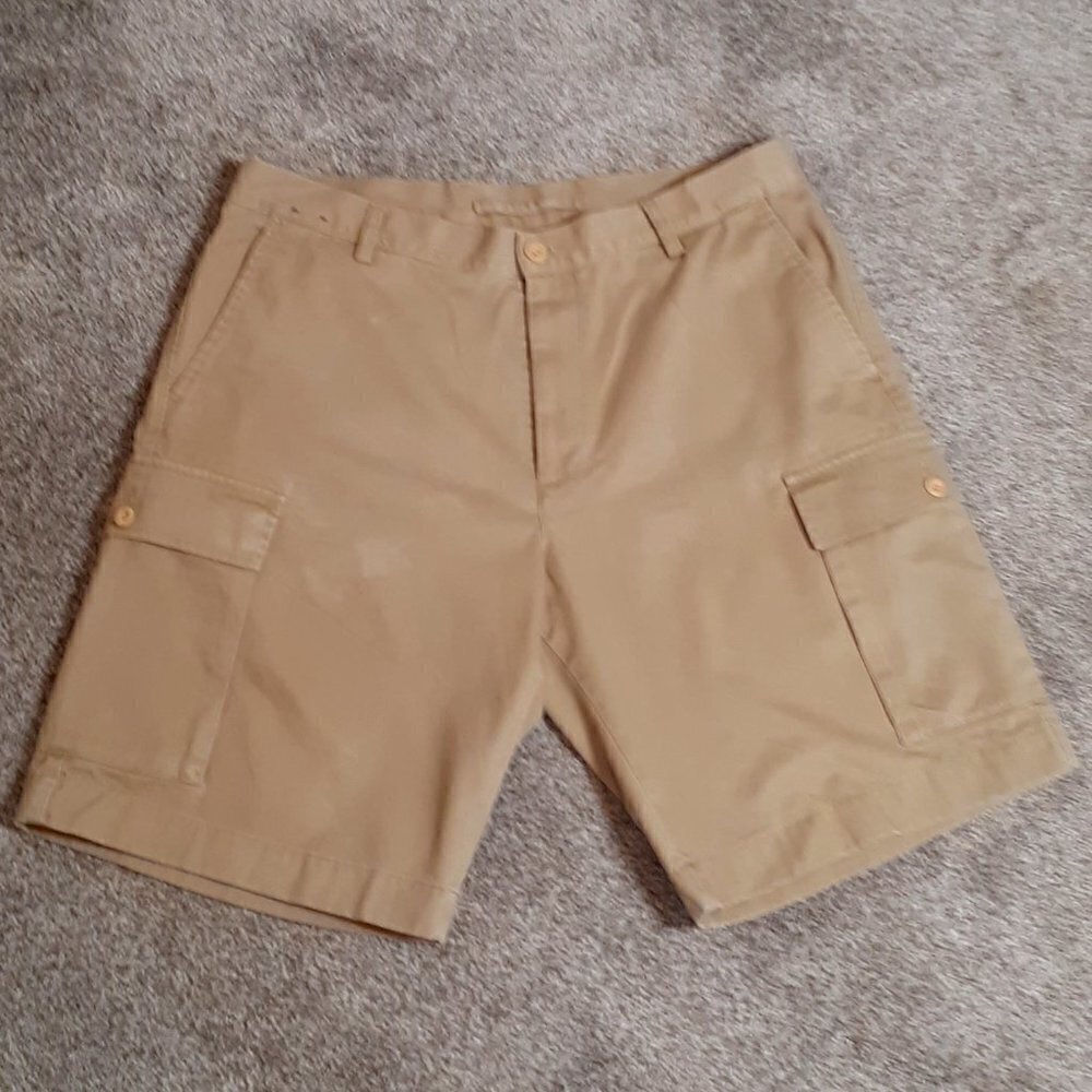 WOMEN'S NAUTICA Clipper Relax Fit High Rise Cargo Shorts Size 36W